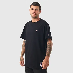 CAMISETA CHAMPION LIFE LOGO C EMB BLACK