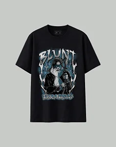 CAMISETA BLUNT PLUS SIZE ULTRAMAGE PRETO
