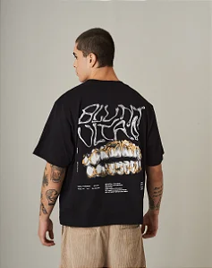 CAMISETA BLUNT BOXY GRILLZ PRETO