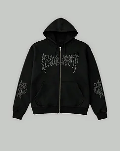MOLETOM BLUNT ZIPER AZYR PRETO