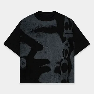 CAMISETA TAKE OFF BOXY CODES BLACK TEE