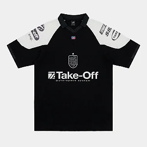 CAMISETA POLO TAKE OFF STANDARD V2 BLACK