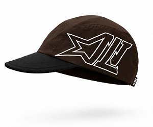 BONÉ 5 PANEL NEW LIFE BIG LOGO 2.0 POLIAMIDA BROWN