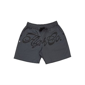 SHORTS HIGH SHORTS SCRIPT GREY