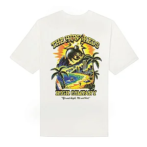 CAMISETA HIGH ADAM BOMB BEACH TEE WASHED WHITE