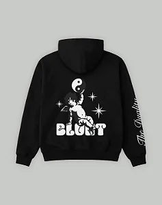 MOLETOM CANGURU BLUNT DUALITY PRETO