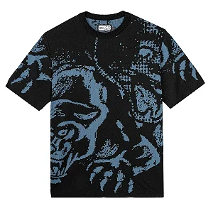 CAMISETA HIGH PANTHER KNIT TEE BLACK