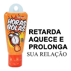 Gel Excitante Umectante Masculino Horas Bolas -Retarda e Prolonga a Ejaculação-15g