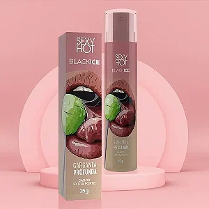 Gel Para Sexo Oral Garganta Profunda Extra Forte Jambú Black Ice Sensação Eletrizante Única Do Jambú.