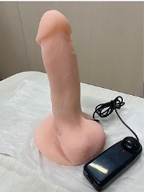 Pênis Rotativo em CyberSkin com Vibração Penetração Vaginal e/ou Anal