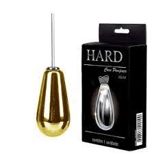 Cone Para Pompoarismo Em Metal Hard - Dourado