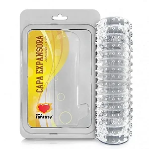 Capa Masturbador Vazado Expansora 13cm