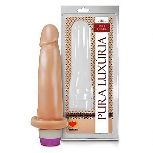 Prótese Com Vibro 14x4cm Sexy Fantasy