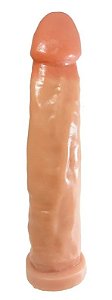 Garanhão Pênis Realística Maciça 28,6 x 5,4 cm