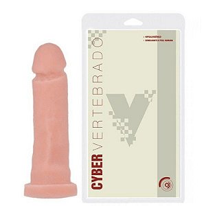 Prótese Cyber Vertebrado Sem Vibro 18,5X4,5Cm Cor Bege