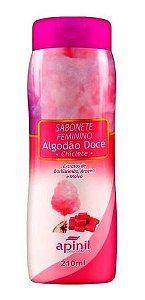 Sabonete Intimo Apinil Liquido Feminino Fragrâncias refrescantes 210ml-Algodão Doce Chiclete