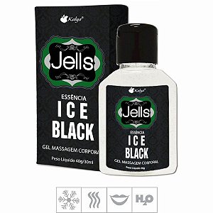 Gel Comestível Jells Ice 30ml - Ice Black