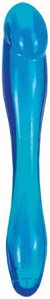 Plug Anal em Silicone Macio Azul Gostoso Probe 19cm -UNISSEX