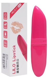 Mini Vibrador Em Formato De Batom Lilo Lipstick Importação