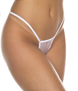 Tanga Fio Dental Butterfly - Branco