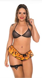 Mini Fantasia Bruxinha Pimenta Sexy