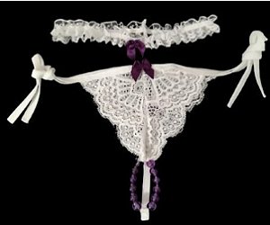 Calcinha Tailandesa Com Persex Aromatizada Uva- Com Regulagem