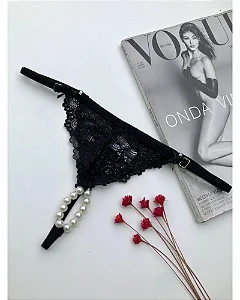 Calcinha Tailandesa Com Regulagem - Le Rouge Preto