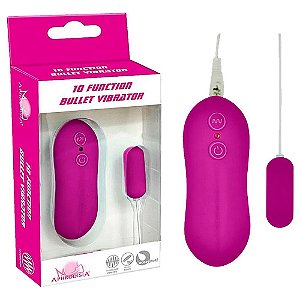 Mini Vibrador Bullet  Aphrodisia  Com 10 Vibraçoes Miss Collection