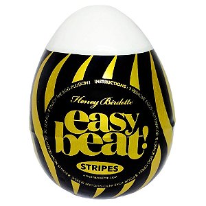 Egg Masturbador Masculino Easy Beat Stripes- EGG   STRIPES