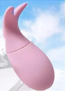 Vibrador Little Fish 10 Vibrações Super Potente Recarregável via USB/Tomada- COR ROSA-