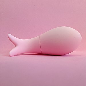 Vibrador Little Fish- Cor Rosa- Recarregável via USB/Tomada