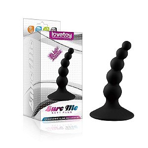 Plug Anal Escalonado em Silicone