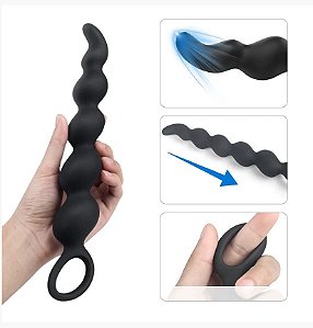 Plug Anal escalonado em Silicone - Steve - S-Hande