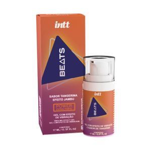 Beats Lubrificante e Excitante Base De Jambu Possui Efeitos de Pulsar Vibrar e Esquentar-Sabor de Tangerina -