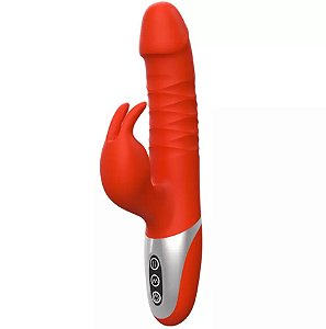 Fun Rabbit   Luxury Vbrador Com Estimulação do Ponto-G e Clitoris-Cabo USB