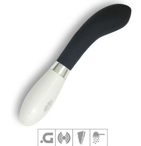 Vibrador Ponto-G - Silicone Cirúrgico - 10 Vibrações - 16 cm (Preto) 2 PILHAS BRNDE
