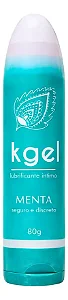 Lubrificante Íntimo à Base de Água K-Gel-80g - Sabor Menta -Formato Toy