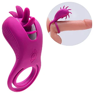 Anel Peniano Wind - S-hande 9 Modos De Rotação Cerdas Para Estimular O Clitóris-Recarregável Via USB