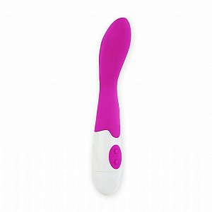 Vibrador Ponto-G Pretty Love Bishop - Puro Silicone - 30 Níveis de Vibração COR ROXO/2 PILHAS BRNDE