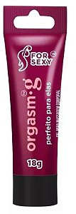 Orgasm.g Gel Excitante Feminino 18G  Sensações Vibrantes