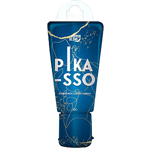 PIKASSO Gel Comestível Excitante Masculino Vibra Gela e Esquenta  18G