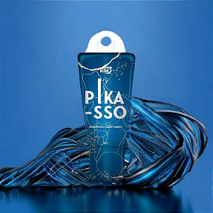Gel Lubrificante Comestível Pikasso Esquenta, Gela e Vibra 18g-Extrato de Jambu Aromas de Menta ,Catuaba e Arginina