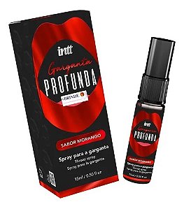 Gel Anestésico Garganta Profunda 15ml Intt Sabor Morango