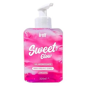 Sweet Glow- Gel Hidratante Aromatizante Virilha e Corpo Chiclete Beijável -
