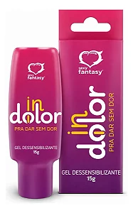 Gel Lubrificante Anal Dessensibilizante Indolor 15g