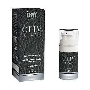 Gel Cliv Black Gel Facilitador Anal com Ácido Hialurônico e Mentol 17g