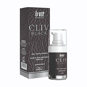 Cliv Black Limited Edition - Gel Facilitador Anal com Ácido Hialurônico e Mentol 17g Intt