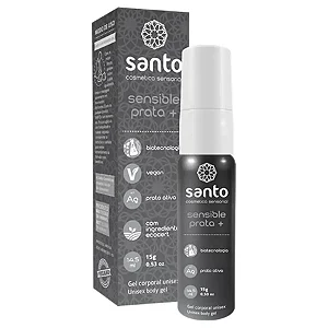 Gel Anestésico Extra Forte Sensible Prata Gel Dessensibilizante 15g Santo