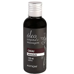 Óleo Corporal Massagem 120ML Feitiços Aromáticos- CACAU-