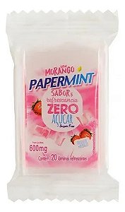 Lâminas Bucal Refrescantes Zero Açúcar- Sabor Morango